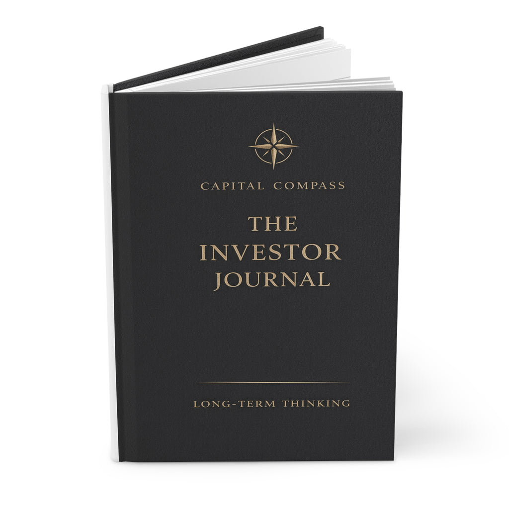 Investor Journal — Hardcover Matte Notebook for Long‑Term Investing & Capital Planning