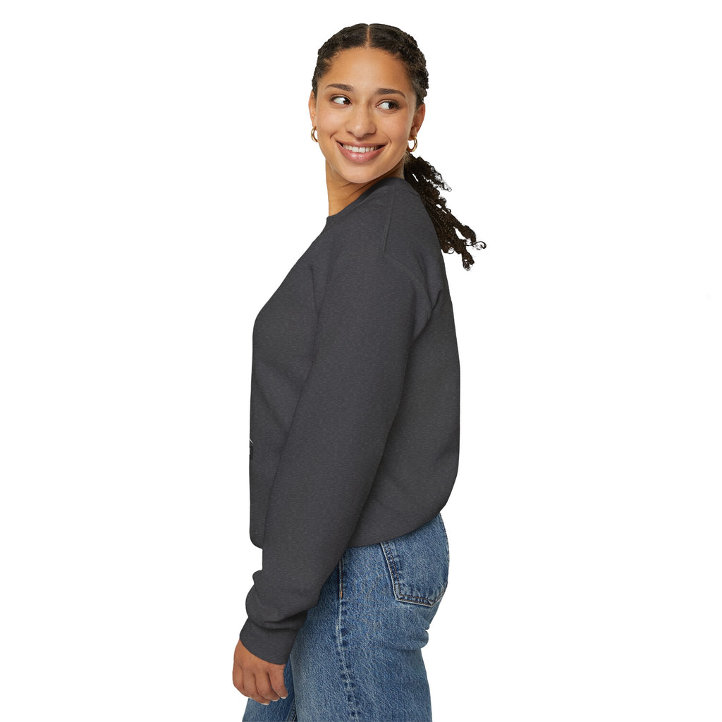 Classic White Crewneck Sweatshirt — Minimal Casual Pullover