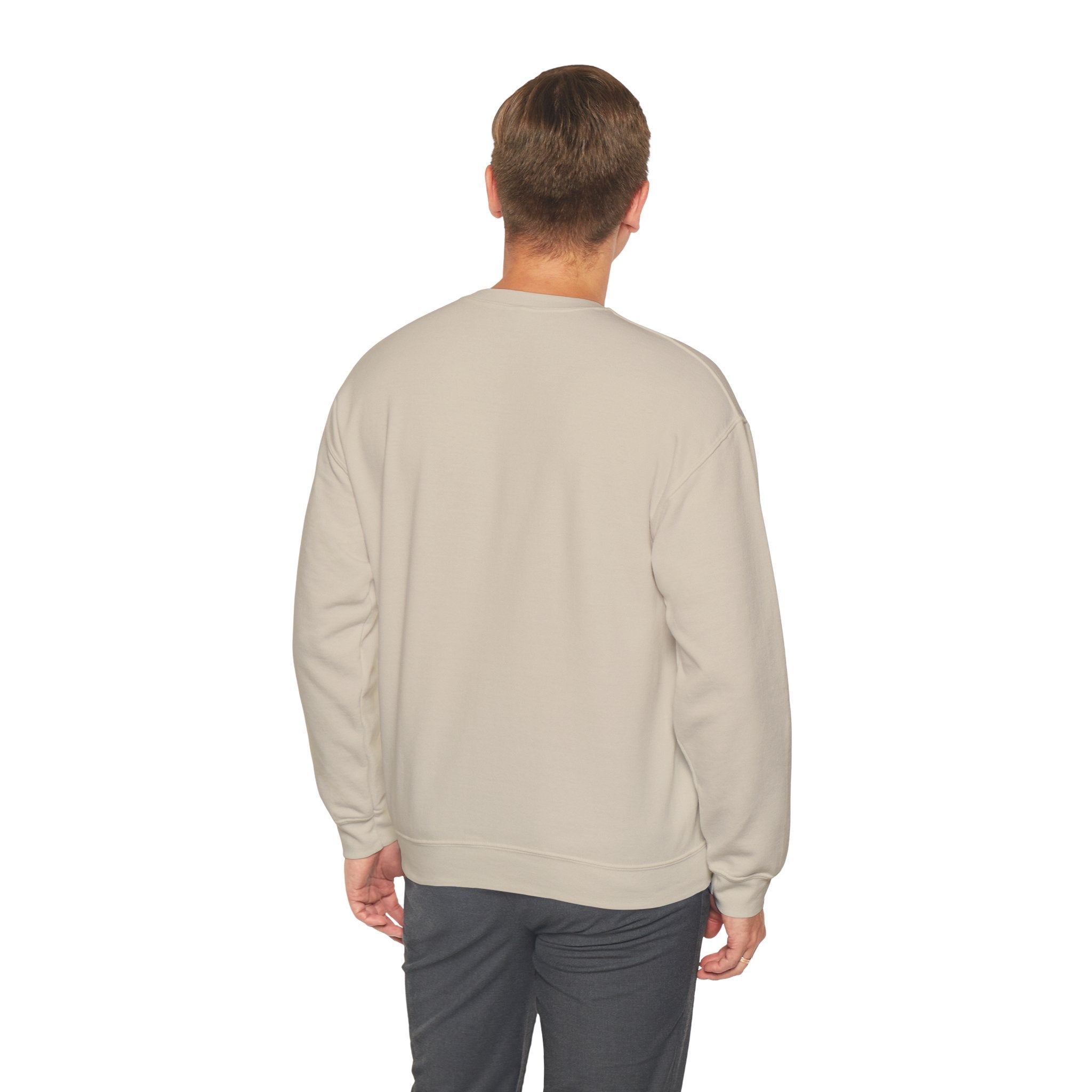 Classic White Crewneck Sweatshirt — Minimal Casual Pullover