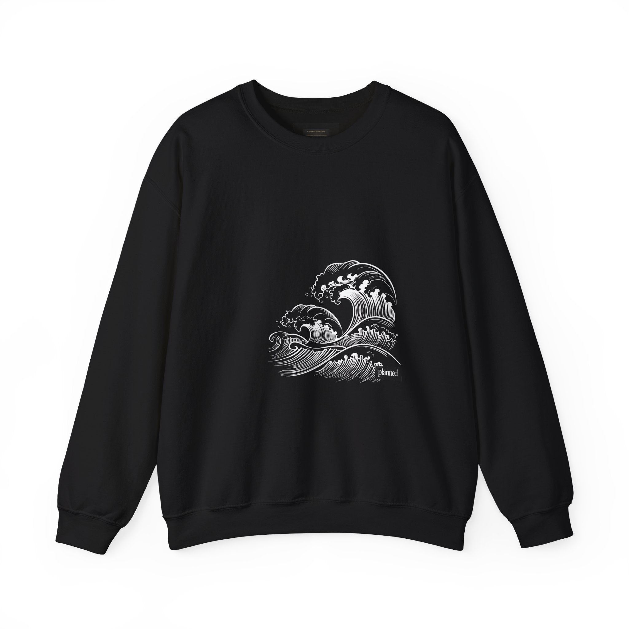 Classic White Crewneck Sweatshirt — Minimal Casual Pullover