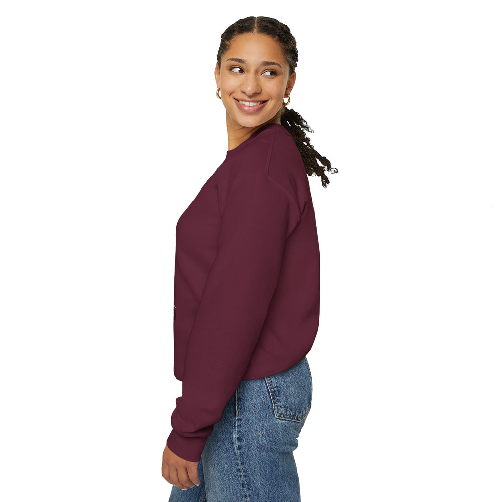 Classic White Crewneck Sweatshirt — Minimal Casual Pullover