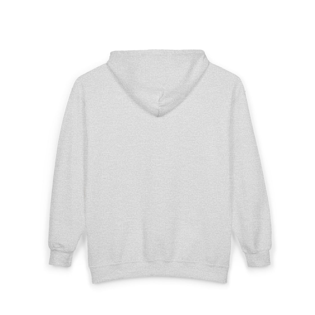 Zip Hoodie — Classic Full-Zip Hooded Sweatshirt (Blank White)